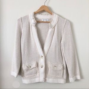 Banana Republic knit Cardigan trim detail XS